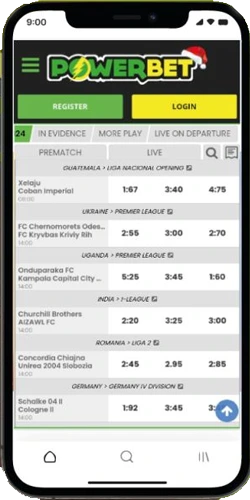 Powerbet Ethiopia app on smartphone